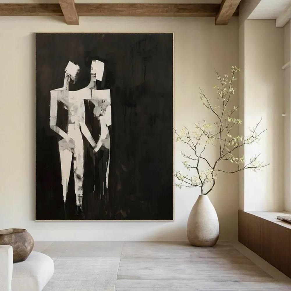 Modern Original Abstract Canvas Artwork for Office WP2Z0